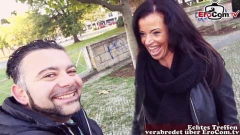Blind German Cougar Gets Down & Dirty on Public Pickup Date Gone Wrong