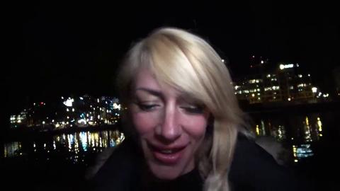 Blowjob Frenzy - Busty Blonde Milf Gets Dicked Down in Public First Date Fling