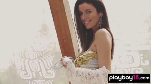 Hungarian harlot 'Busty Katey' flaunts her gargantuan globes