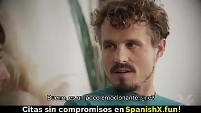  Spanish MILF Gangbangs boyfriend in Forbidden  Frenzy