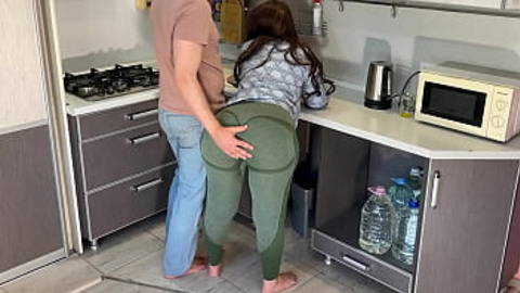 Kneeling, he yanked mom's skirt up, ravaging her tight, anal👌 cave passionately
