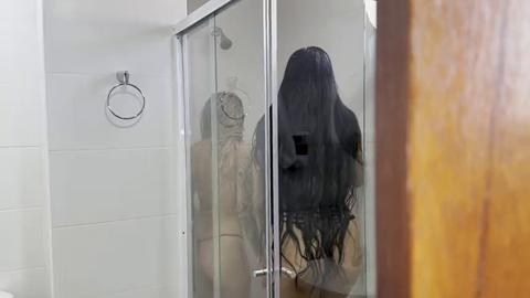 Slutting up in my university bathroom while banging a chick
