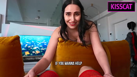 Stepmom creampies stepson's raw meat doggy style before flipping to spoon position, sloppy blowjob, and cumshots galore