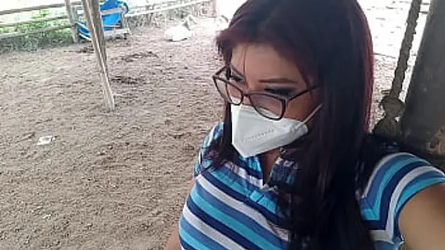 WIDOWED STEPMOTHER VISITS HER STEPSON'S FARM TO CHECK OUT THE FARM HER HUSBAND LEFT HER  SHE SEDUCES HER STEPSON AND INVITES HIM TO FUCK