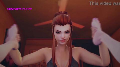 Brigitte gets brutalized by Ashe in this XXX-rated BDSM fantasy