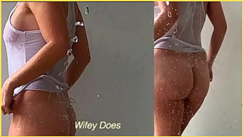 Sample - Busty wife exposes luscious nipples in stunning cleavage
