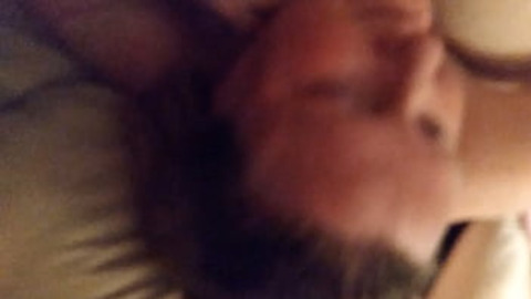 Foxy Emily's hubby gets his cock🍆 deep throated by her eager mouth