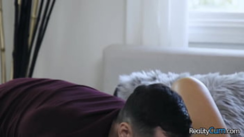 Dirty old cougar whips young stud's backside into shape, rodeo riding his cock🌭 all night