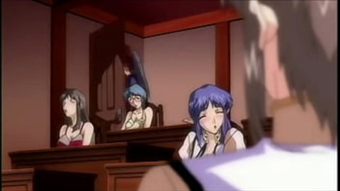 Mind-control magic makes magic school babes strip down to nothing, bare asses everywhere