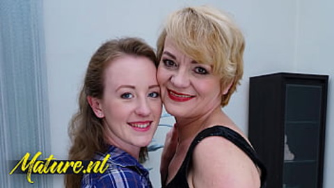Boyfriend's Hot Lesbian Mum Seduces Innocent Girl