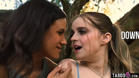 Lesbian Penny Consumes Big Women's Vore Using Strapon In Nature