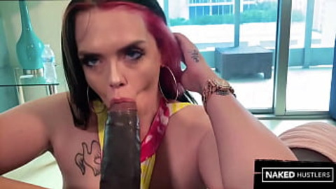 White Pussy✌ Slut Craves Big Black Cock🌭 to Satiate Her Gaps