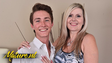 Dirty Matriarchial Whore Violates Her Nephew's Buddy with Raw Foreskin Penetration