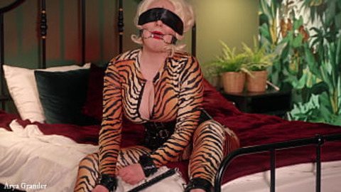 Moody MILF with Big Ass🍑 Struggles in Bondage, Gasping for Freedom!