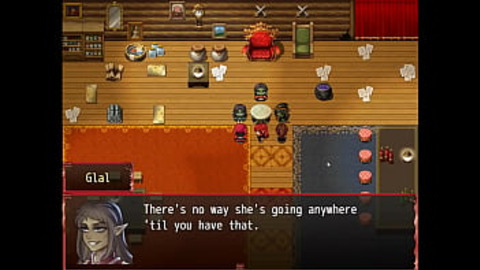 Harem Hentai Game: Redhead MILF Blocks Him With Her Massive Tits!