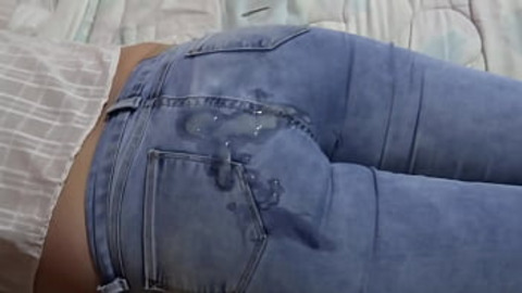 After deep penetration, I lift my jeans for massive facial cum deliveries