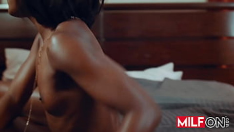 Ana Foxxx Devours Massive Dick🍆 Like Lollipop In Bedroom - Starring Stunning Black Sexy Wife With Isiah Maxwell