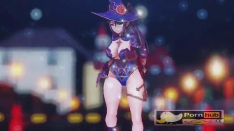 Dirty Genshin Impact Butt🍑-Fucked by Hot 3D Cartoon Mona