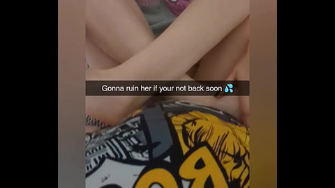 College Cheater Fucks On Snapchat To Pay Debt - Cuckled, Consumed By Cock🌭