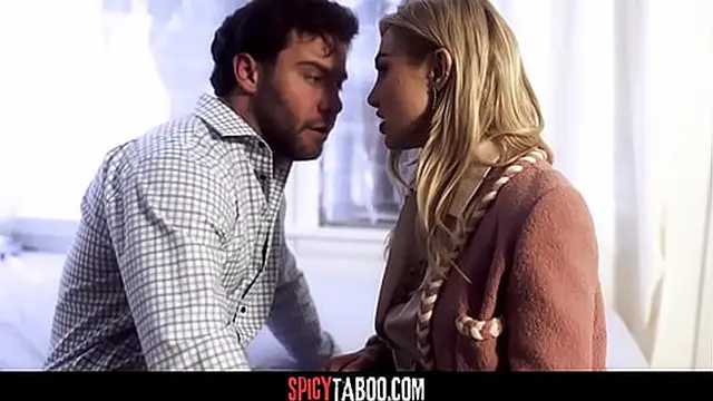 Gorgeous chick taking a creamy load up her snatch from her dude