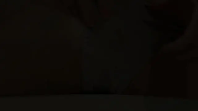 Touching my chest makes me horny🥵 &mdash;  I jerk off on the table edge and cum all over myself 