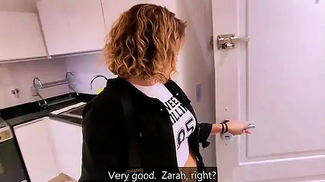 real estate agent spills cum inside to offset dues