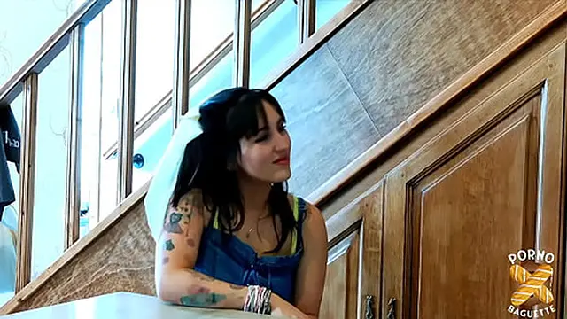 Tutty &mdash;  a sublime brunette &mdash;  enjoys this cock!