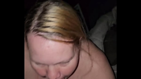 Sucks cock and hops on for a creampie