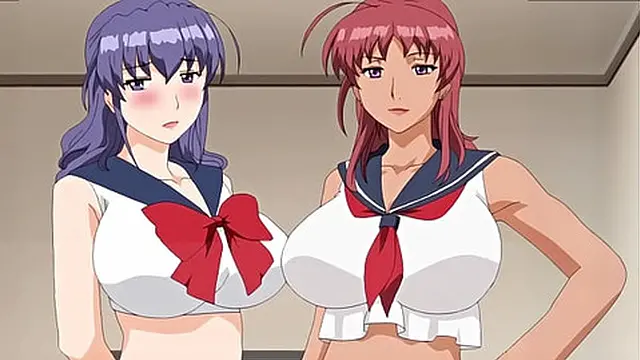 Two Curvy MILFs Seduce a Lucky Teen in Explicit Hentai Action [Subtitled]