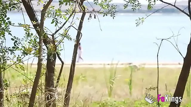 Voyeur  Natalii Quinn goes hunting for cock in Madrid's San Juan Reservoir  Video by FAKings