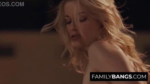 Blonde MILF seduces sister-in-law in steamy incestuous escapade with Charlotte Stokely and Serene Siren
