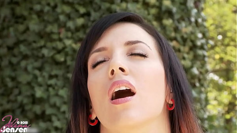 Jelena Jensen Teases and Masturbates in the Open! Big Tits & Butt🍑!