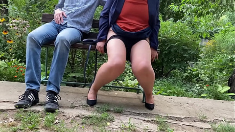 Damn it! Trust me —  you don't see this every day in a public park