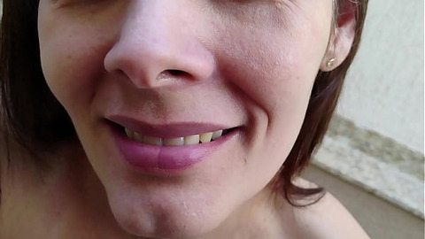 Beautiful mature woman sucking cock with desire and showing that older women are much naughtier