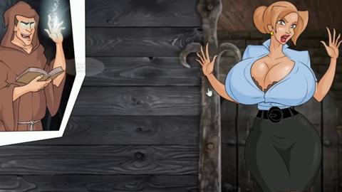 Raunchy newscaster Cassie Cannons lusts for explosive 'holy' booty, not bulletin board