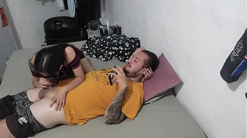 Innocent stepsister left only her head but everything went in and her pussy came out dripping