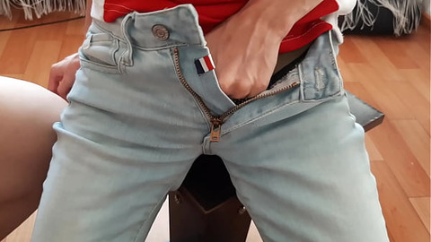 Milf teacher teaches two students to jerk off