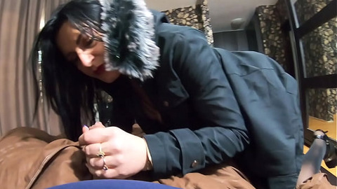 Fucked in Lace & Fur – Deep Throat and Cumshot on My Luxury Coat 245- preview