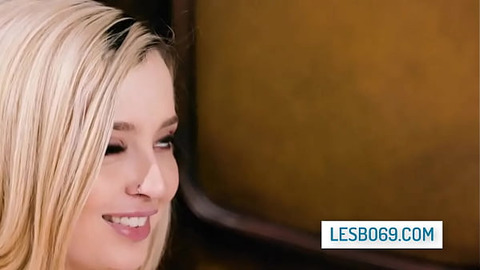 Blonde stepmom and stepdaughter lesbian scissoring sex - Sarah Vandella —  Lexi Lore