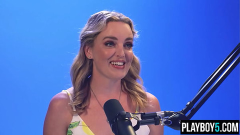 Podcast and masturbation with Ozzie MILF blonde Charlie Forde