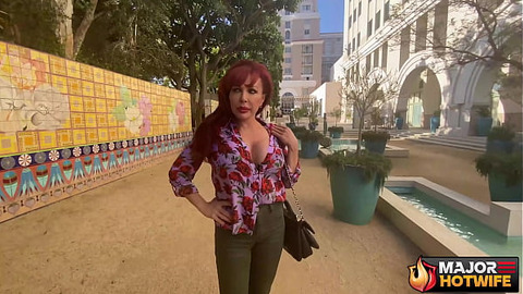 Stunning Redhead MILF Sexy Vanessa Gets Anal Pounded By Rome Major!
