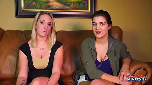 Horny Coed Friends Jennifer And Vicky Look For A Tasty Cum Halloween Treat!