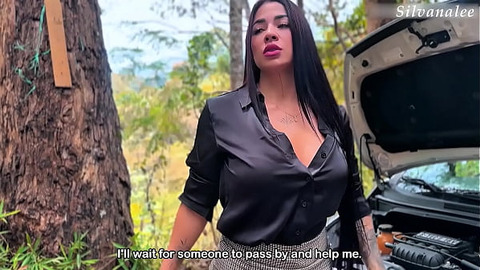 I have sex with a stranger in the street because he fixes my car.