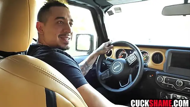 Cuck hubby sharing his wife with uber driver