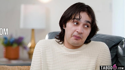 Stepson made his hot lesbian mature stepmom doubt her sexuality