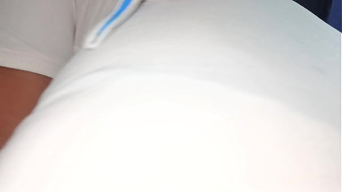 Lesbian doctor has lesbian sex with her patient —  a beautiful busty and curvy MILF.