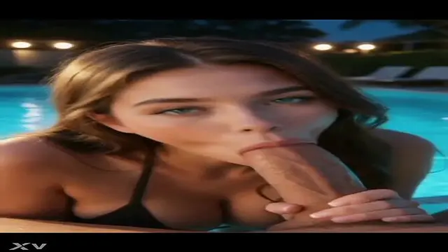 MILF gives a deepthroat blowjob