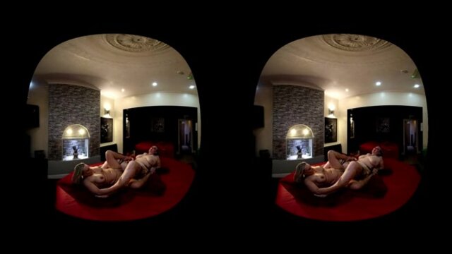 MILF and porn star babes engage in girl-on-girl double penetration with a