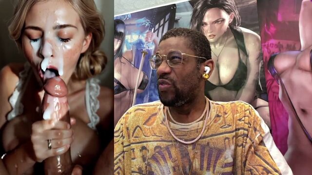 Married mature babe and latex fresh enjoy a double dose of facial railing