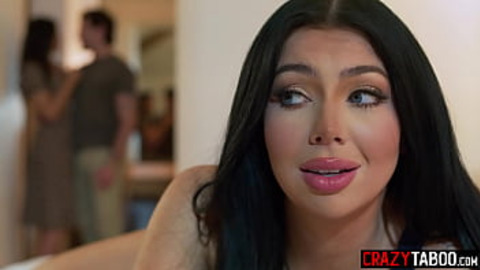 Penny Barber's hubby gets nasty with teenage cutie Holly's huge booty